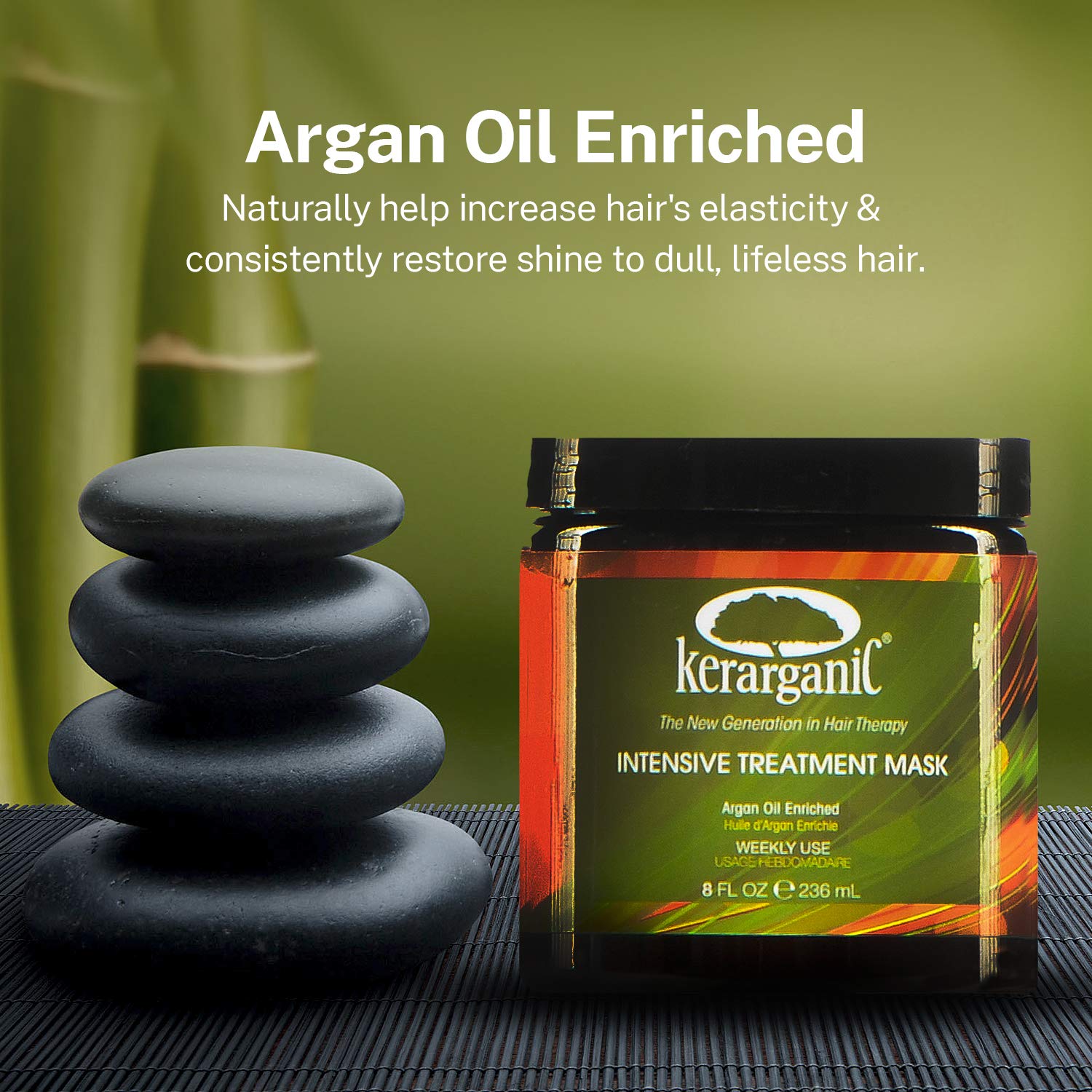 KERARGANIC Keratin Treatment Intensive Treatment Mask, 236Ml